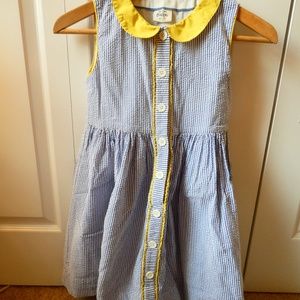 Mini Biden Girl's Seersucker Dress Size 9-10Y